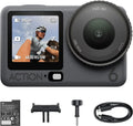 DJI Osmo Action 6 Enhanced Combo, podwodna kamera sportowa z kwadratową matrycą 1/1,1″ i pamięcią 50 GB, zmienną przysłoną f/2,0–f/4,0, wydłużony czas pracy z 2 akumulatorami, 8K