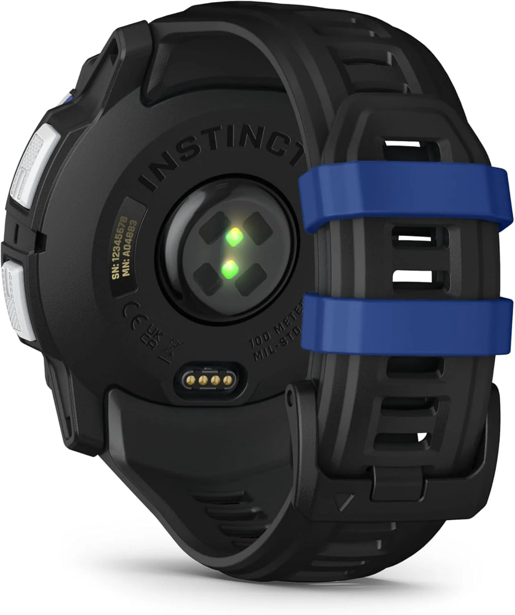 Garmin Instinct 3 SOLAR Wytrzymały Smartwatch GPS, 45 mm, Wbudowane Aplikacje Sportowe i Zdrowotne, Latarka LED, 10ATM, Sunburst