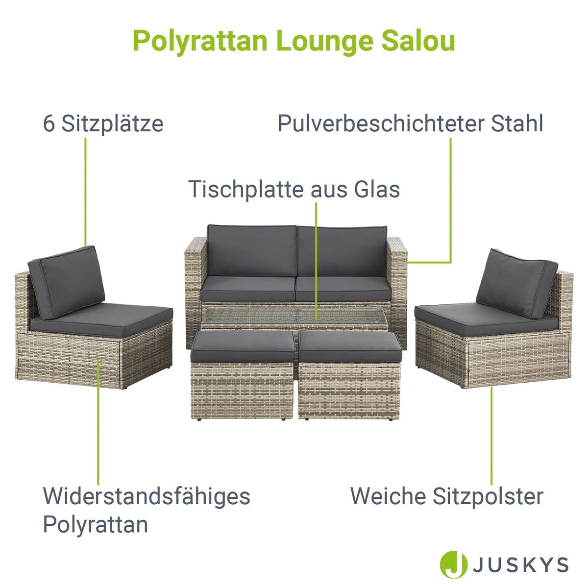 Zestaw ogrodowy Salou Poly Rattan 2026