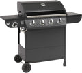 Grill gazowy COLUMBUS 4 + 1 palnik firmy El Fuego® BBQ BBQ grill na kółkach, grill gazowy Barbecue AY 563