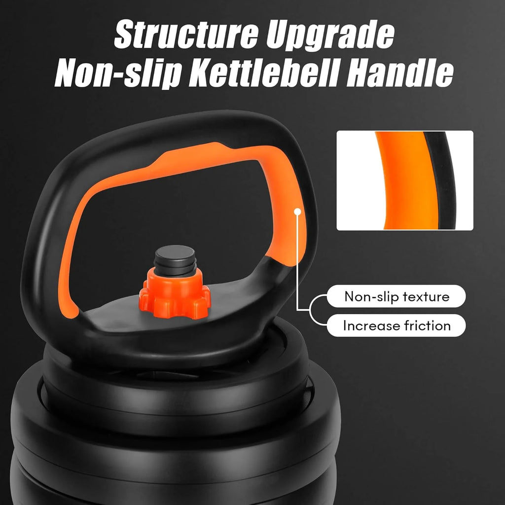 Regulowany zestaw hantli, zestaw hantli 20/30/50/31.8 kg ze złączem, zestaw hantli 4 w 1, używany jako sztanga, kettlebell, stojak push-up, ćwiczenia fitness do domowej siłowni odpowiednie dla
