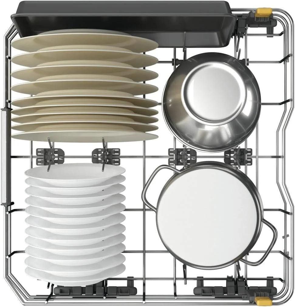 Whirlpool W7F HS51 X - Zmywarka, n 15 Koce, nierdzewna, 8 programów [Klasa energetyczna B]