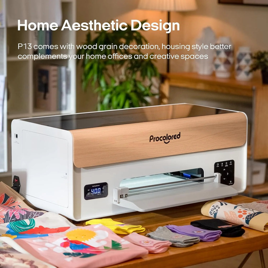 Procolored P13 Drukarka DTF A3 XP600 Transfer Bezpośredni na Folię z Automatycznym Czyszczeniem i Detekcją Laserową Kompatybilna z Windows do Koszulek i Odzieży