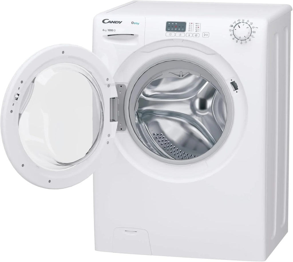 Candy EY4061DW4/1-S pralka 6 kg, ładowanie przednie, wolnostojąca, 1000 obr./min, klasa energetyczna B