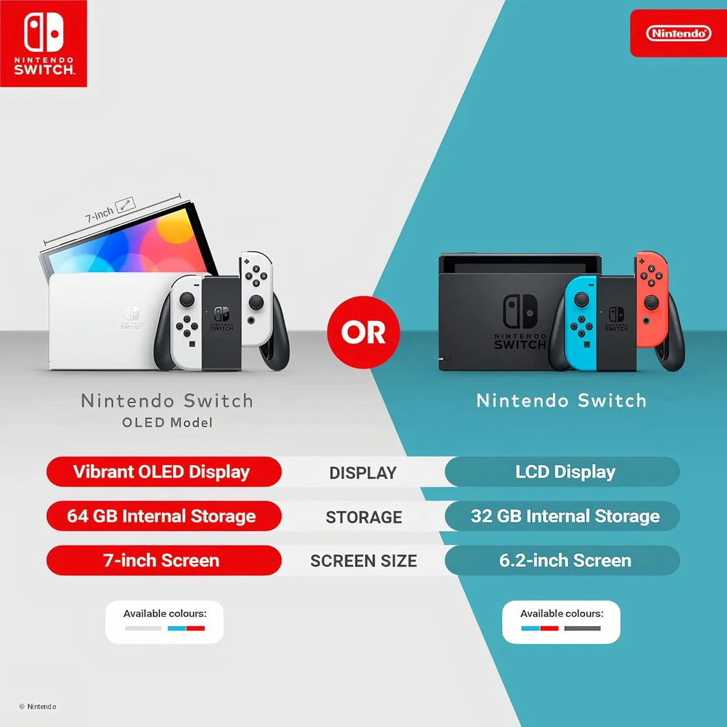 Nintendo Konsola Switch, Wielokolorowy, OLED