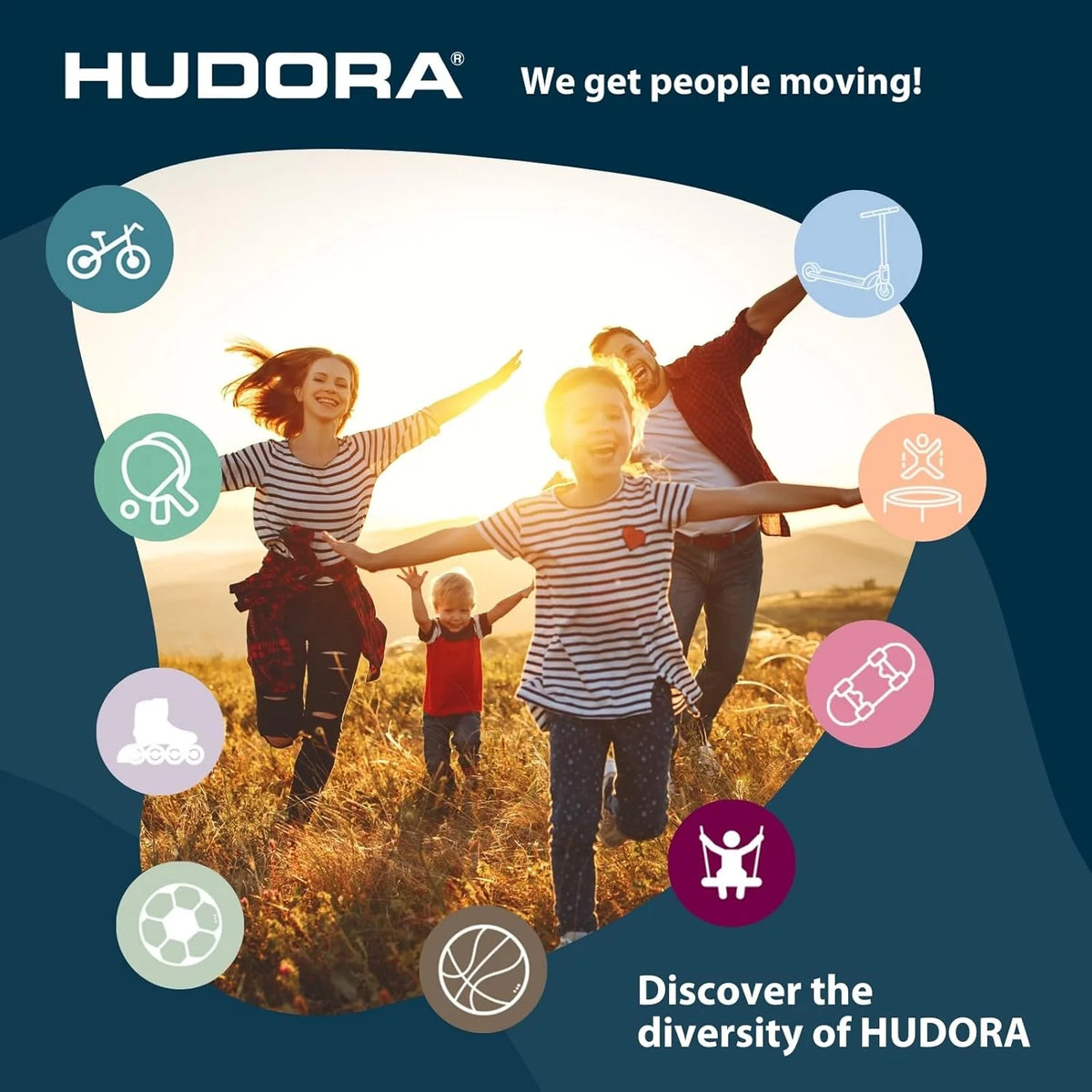 Hudora BigWheel Air Dual Brake hulajnoga pneumatyczna z hamulcem ręcznym, z oponami pneumatycznymi, hulajnoga miejska