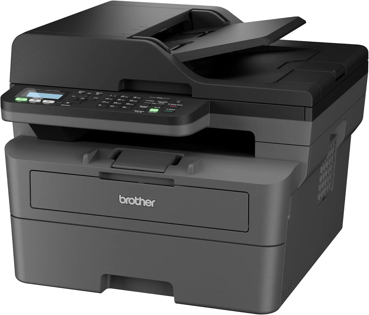 Brother MFC-L2827DW wielofunkcyjna drukarka laserowa 4 w 1, 32 ppm, druk dwustronny, 2-liniowy wyświetlacz LCD, Fast Ethernet, Wi-Fi 5 GHz i USB 2.0