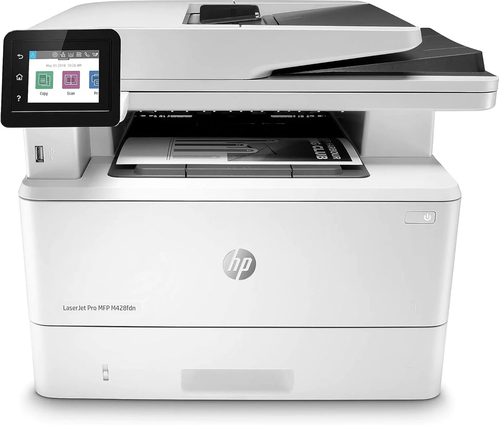 HP LaserJet Pro M428fdw wielofunkcyjna drukarka laserowa (drukarka, skaner, kopiarka, faks, WLAN, LAN, duplex, Airprint), biała, 4 w 1