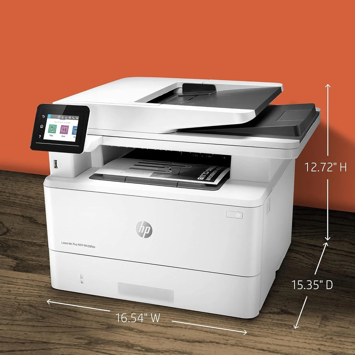 HP LaserJet Pro M428fdw wielofunkcyjna drukarka laserowa (drukarka, skaner, kopiarka, faks, WLAN, LAN, duplex, Airprint), biała, 4 w 1