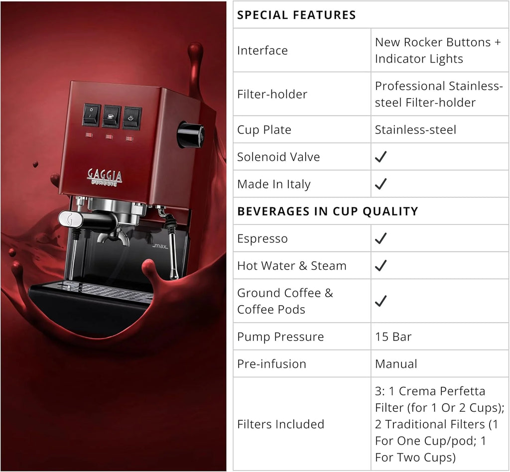 Gaggia Classic Evo czarny RI9481/14