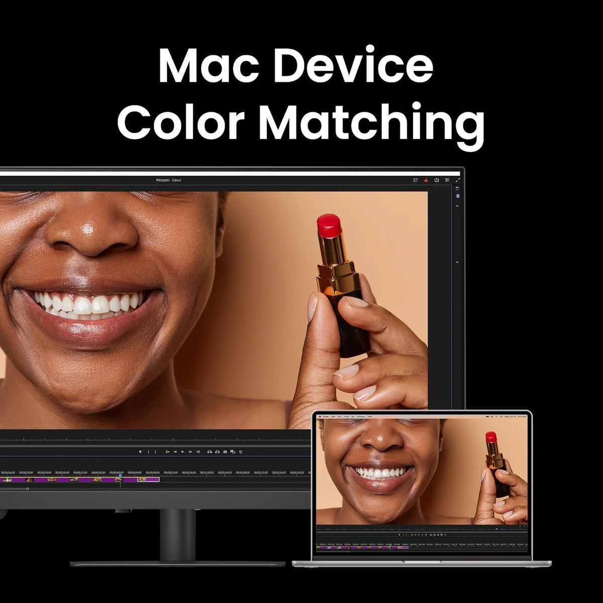 BenQ PV3200U 32 monitor 4K UHD do edycji wideo, 95% DCI-P3, 100% Rec.709/sRGB, audio 2.1, USB-C 65W, kompatybilny z komputerami Mac, kalibracja fabryczna i oprogramowanie, ergonomiczny uchwyt