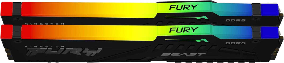DDR5 64GB KIT 2x32GB PC 6000 Kingston FURY Beast RGB EX KF560C36BBEAK2-64