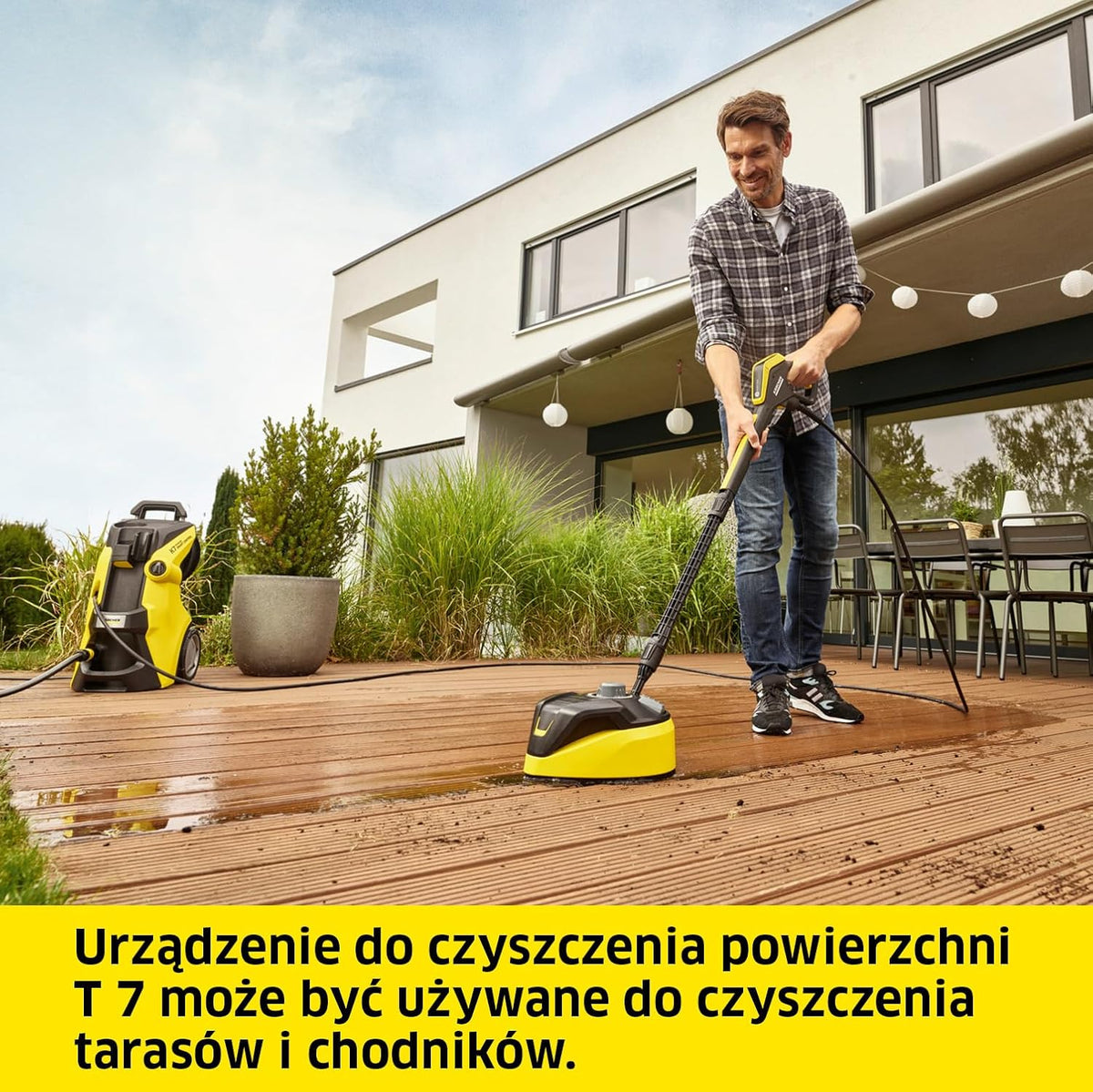 Kärcher Myjka Ciśnieniowa K 7 Premium Power Home, Ciśnienie 180 Bar, Wydajność 600 lH, Moc 3000 W, Bęben na Wąż, Pistolet, Dysza Rotacyjna