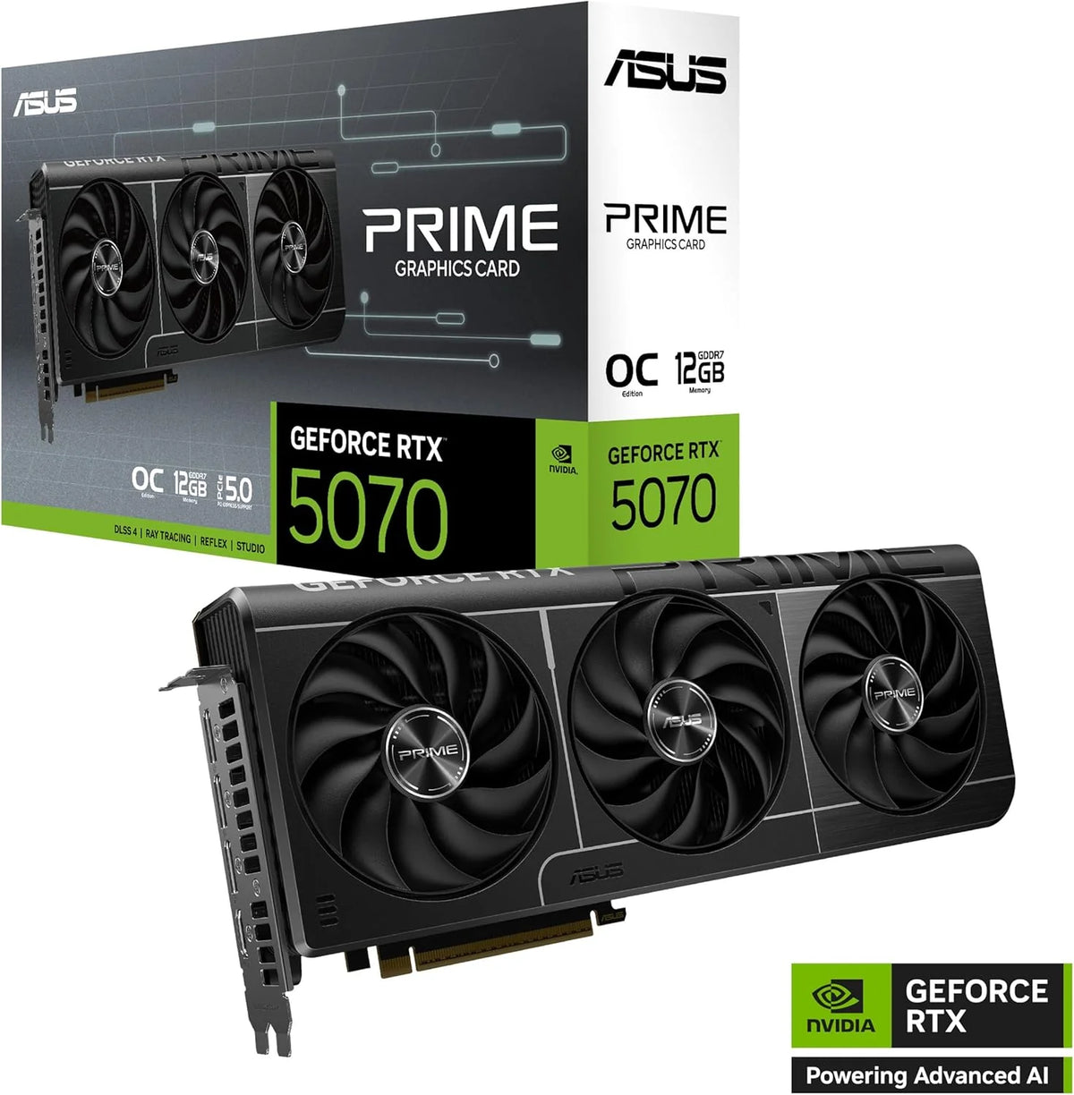 ASUS Prime -RTX5070-O12G NVIDIA GeForce RTX 5070 12 GB GDDR7