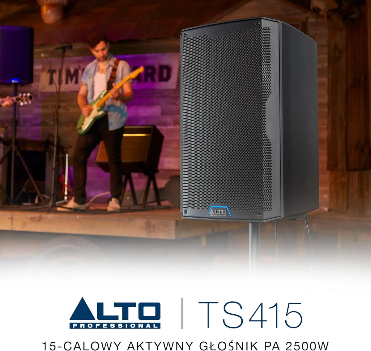 ALTO TS410 Aktywny Głośnik PA 2000W 10 z 3-Kanałowym Mikserem, Bluetooth, Bezprzewodowym Podłączaniem Głośników, DSP i Aplikacją