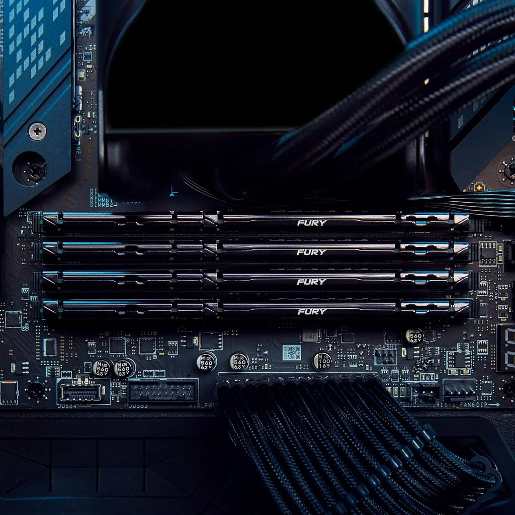 Kingston FURY Beast Czarny DDR5 32 GB 6000MT/s CL36 DIMM pamięć do gier na komputer stacjonarny pojedynczy moduł AMD EXPO i Intel XMP - KF560C36BBE-32