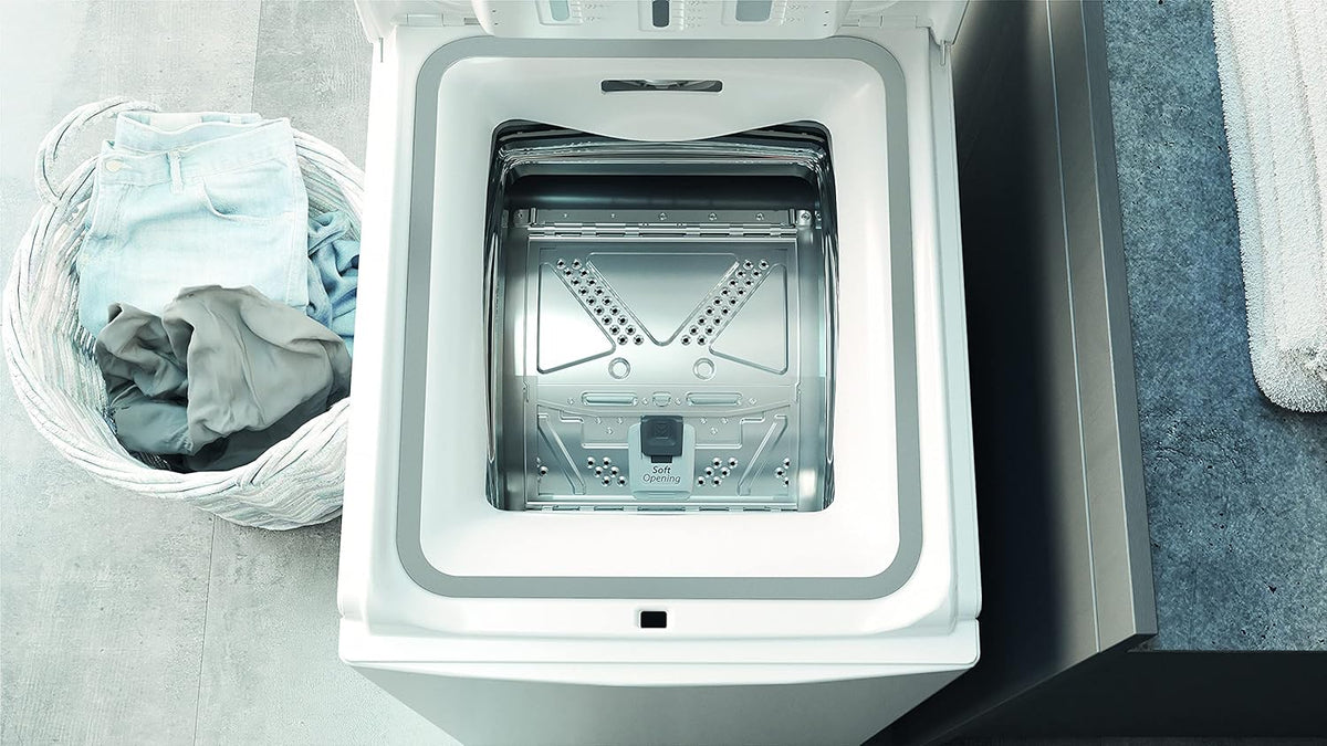 Bauknecht WAT Smart Eco 12C pralka ładowana od góry/6 kg/1200 obr./min., krótki 30'/FreshFinish/intensywne płukanie, ochrona przed wodą wielokrotnego użytku, oszczędność energii, program wełny, wybór