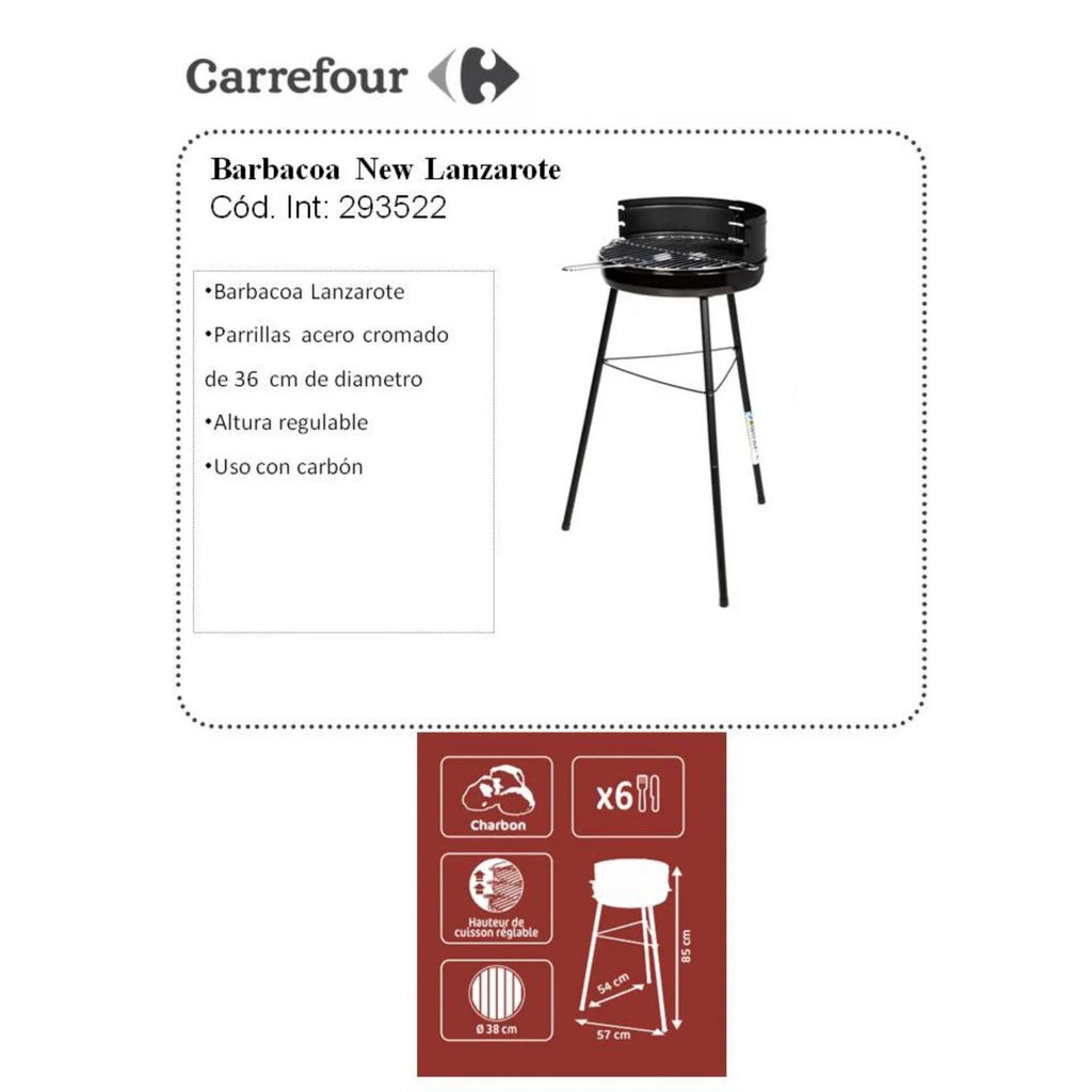 Barbacoa Nowa Lanzarote 38 cm