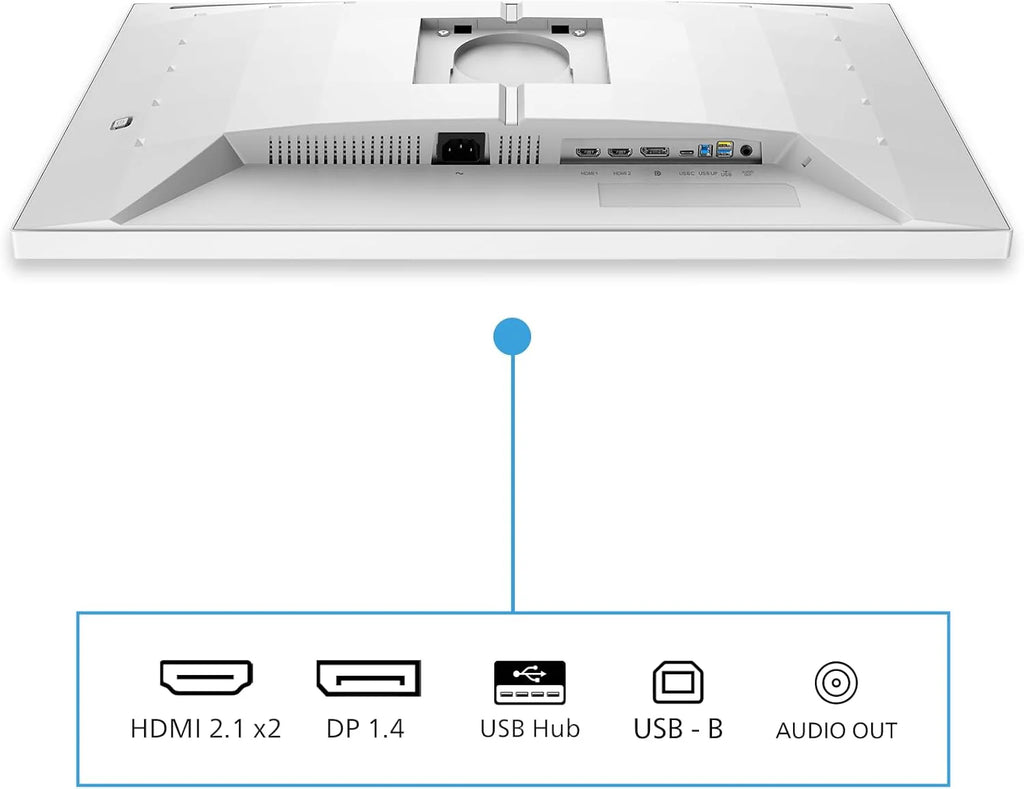 Philips Evnia 27M2N5901A Monitor gamingowy 68.6 cm UHD, 160 Hz, 1 ms, G-Sync comp., HDR400 (3840x2160, 160Hz, 2x HDMI 2.1, DisplayPort 1.4, USB-C (65 W Power Delivery), koncentrator USB, czarno-szary