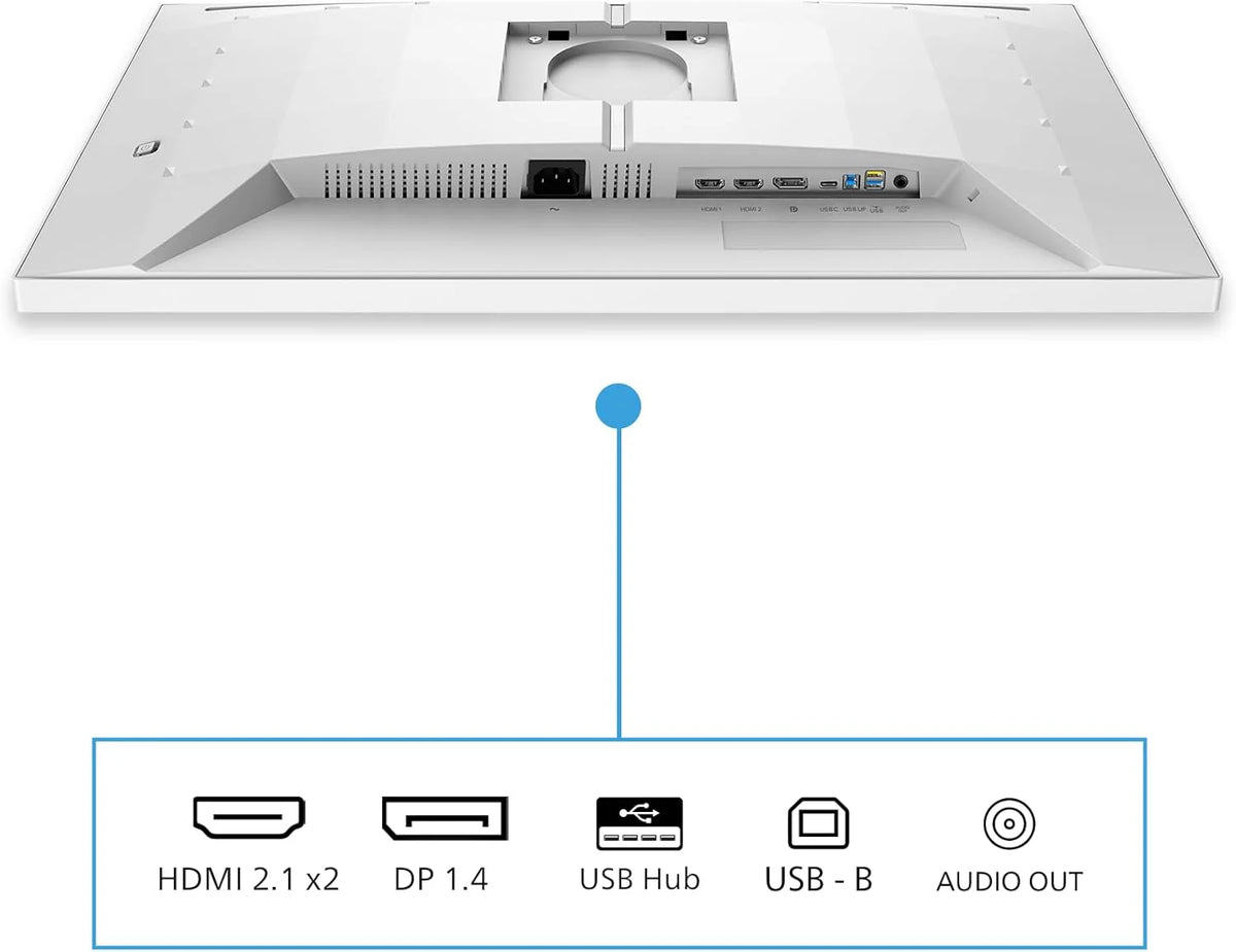 Philips Evnia 27M2N5901A Monitor gamingowy 68.6 cm UHD, 160 Hz, 1 ms, G-Sync comp., HDR400 (3840x2160, 160Hz, 2x HDMI 2.1, DisplayPort 1.4, USB-C (65 W Power Delivery), koncentrator USB, czarno-szary