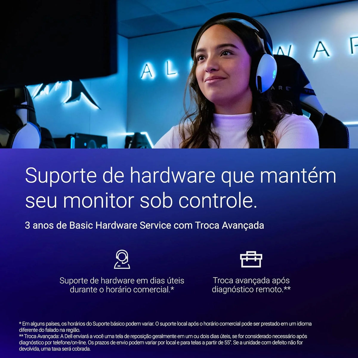 Alienware AW2725DF 27 QHD (2560 x 1440) monitor do gier, 360 Hz, QD OLED, 0,03 ms, AMD FreeSync Premium Pro, 99,3% DCI-P3, HDR400, USB-C, 2 x DisplayPort, HDMI, 4 x USB, 3 lata