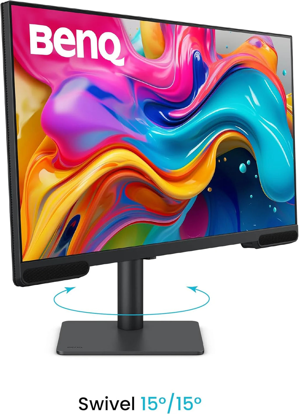 BenQ PV3200U 32 monitor 4K UHD do edycji wideo, 95% DCI-P3, 100% Rec.709/sRGB, audio 2.1, USB-C 65W, kompatybilny z komputerami Mac, kalibracja fabryczna i oprogramowanie, ergonomiczny uchwyt