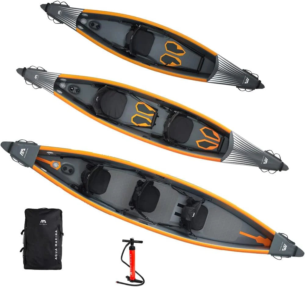 Aquamarina Unisex Tomahawk Kajak, Wielokolorowy, 2-Osobowy