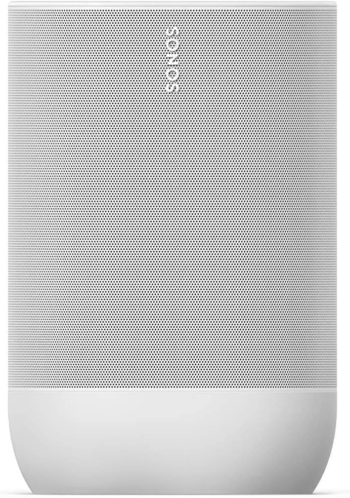 Sonos Move, Dzięki temu potężnemu, wytrzymałemu i wszechstronnemu inteligentnemu głośnikowi możesz cieszyć się odważnym dźwiękiem, który Cię poruszy i podąży za Tobą. (Czarny)