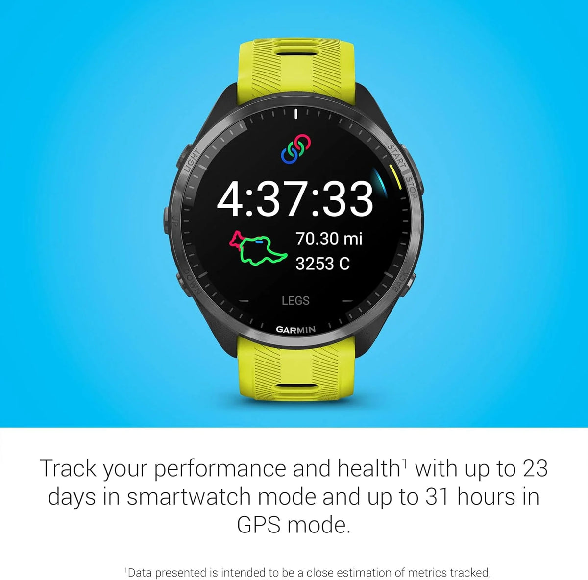Garmin Forerunner® 965 Inteligentny zegarek do biegania, kolorowy wyświetlacz AMOLED, pomiary treningu i informacje o odzyskiwaniu, czarny i pudrowo-szary, 010-02809-00