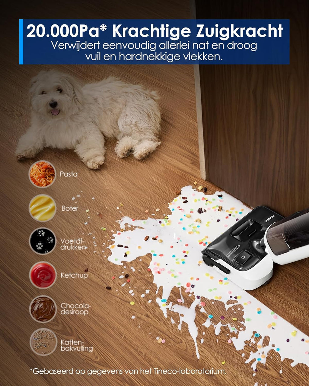 Tineco Floor One Switch S6 Stretch Breeze odkurzacz odkurzający, bezprzewodowy odkurzacz wielofunkcyjny 2 w 1, zasięg płaskiego 180°, samoczyszczący FlashDry 85℃, zapobiegający plątaniu, 20 kPa