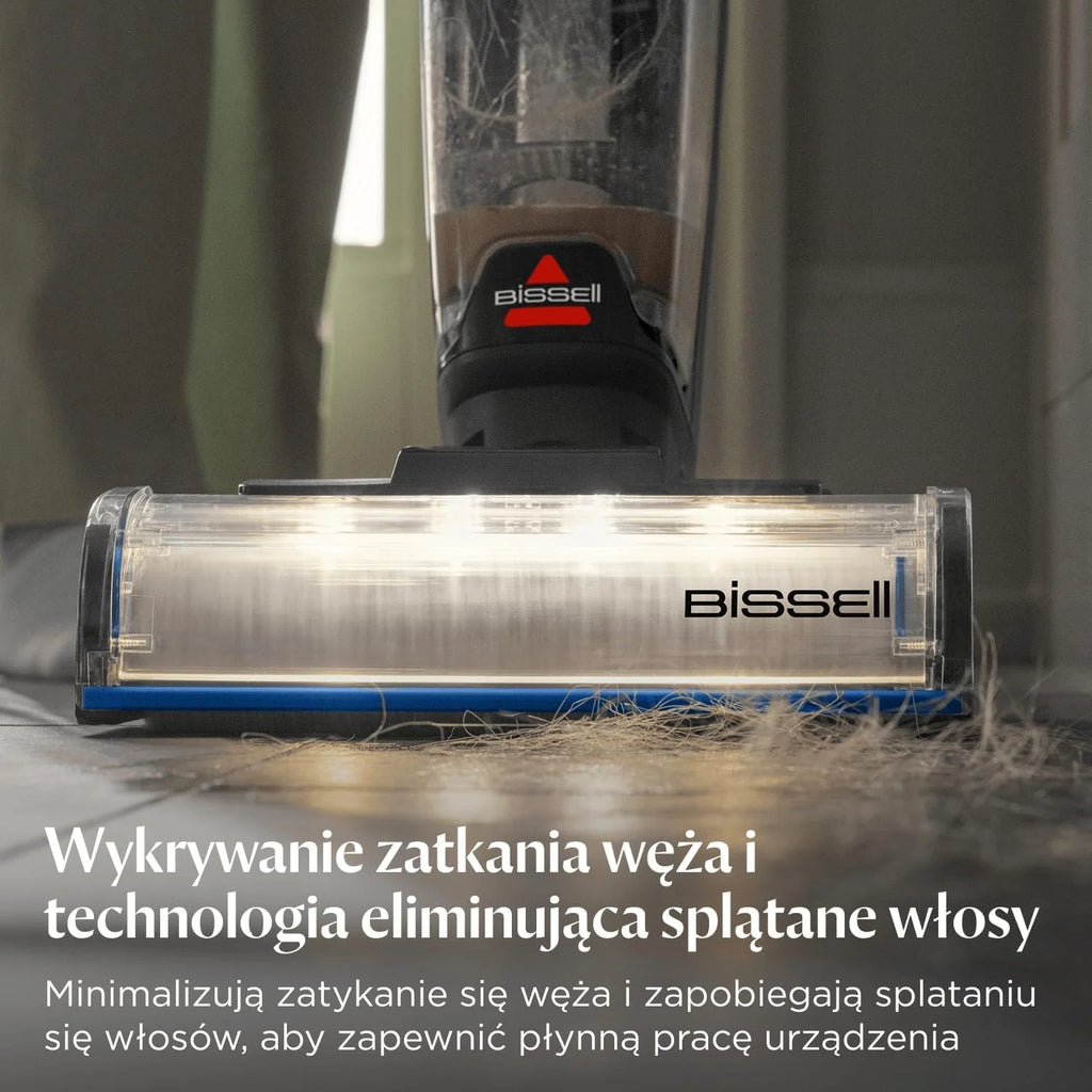 BISSELL CrossWave OmniForce, Odkurzacz Bezprzewodowy Mokro i Sucho, Odkurzanie i Mycie lub tryb Wyłącznie Odkurzania, Odkurzacz Piorący o Wysokiej Mocy, 240m² Czyszczenia Wielopowierzchniowego, 3912N