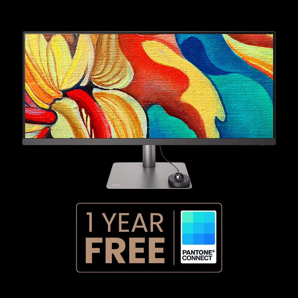 BenQ PV3200U 32 monitor 4K UHD do edycji wideo, 95% DCI-P3, 100% Rec.709/sRGB, audio 2.1, USB-C 65W, kompatybilny z komputerami Mac, kalibracja fabryczna i oprogramowanie, ergonomiczny uchwyt