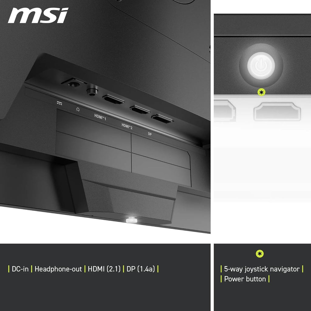 MSI MAG 273QP QD-OLED X24 Gaming Display 26,5 WQHD - Quantum Dot OLED Panel 2560 x 1440, 240Hz / 0,03ms, 99.1% DCI-P3, XXL) E≤2, DisplayHDR True Black 400 - DP 1.4a, HDMI 2.1.1