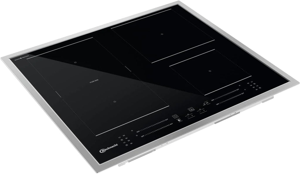 Bauknecht BS 5460C CPFT indukcyjna funkcja wzmacniacza płyty grzewczej, CleanProtect-Touch Control, sterowanie Flexi Duo-Simmer, wskaźnik ciepła resztkowego