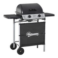 Patelnia do grilla gazowego Outsunny Steel, 104x49x99 cm, czarna