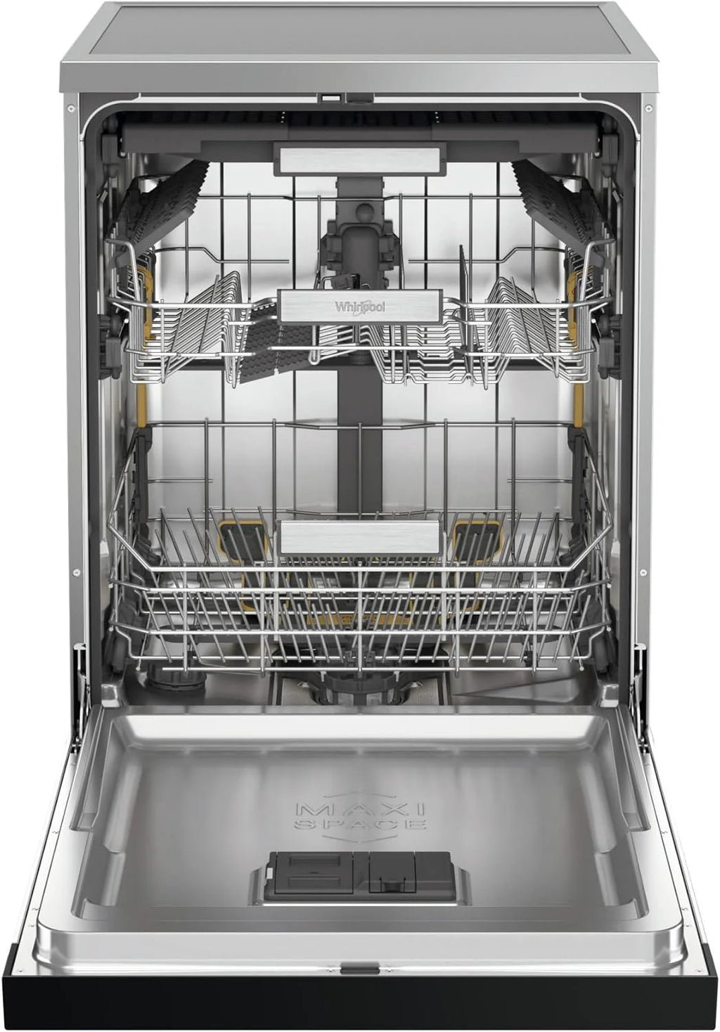 Whirlpool W7F HS51 X - Zmywarka, n 15 Koce, nierdzewna, 8 programów [Klasa energetyczna B]