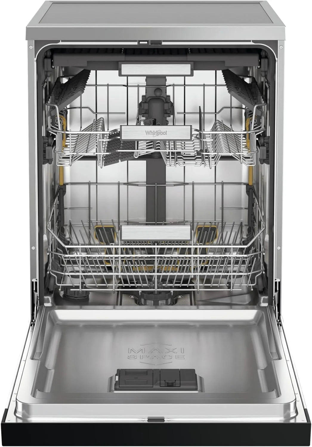 Whirlpool W7F HS51 X - Zmywarka, n 15 Koce, nierdzewna, 8 programów [Klasa energetyczna B]