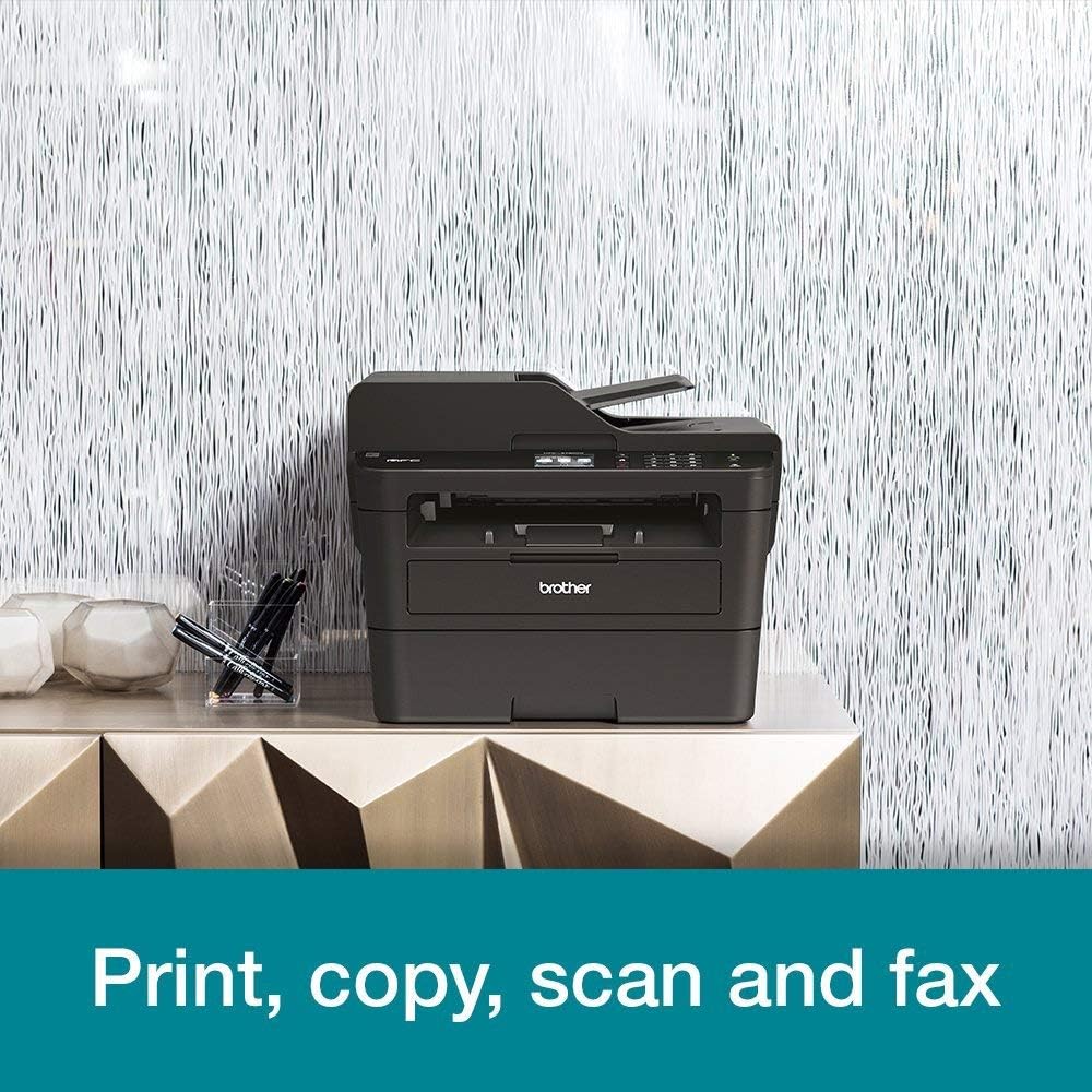 Brother MFC-L2800DW Drukarka wielofunkcyjna monochromatyczna z laserem | Druk, kopiowanie, skanowanie i faks | Automatyczne dwustronne drukowanie | A4 | Wtyczka UK