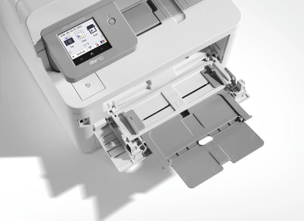 Brother MFC-L8340CDW profesjonalne i kompaktowe urządzenie wielofunkcyjne 4 w 1 (drukarka, skaner, kopiarka, faks, 30 stron/min.) białe/szare