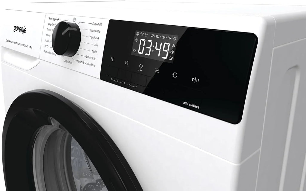 Gorenje WNHPI64SAPS/DE pralka z funkcją pary / 6 kg / 1400 obr./min / 15 programów/AquaStop/Inverter PowerDrive silnik/bęben ze stali nierdzewnej/zabezpieczenie przed dziećmi/EEK A/biała