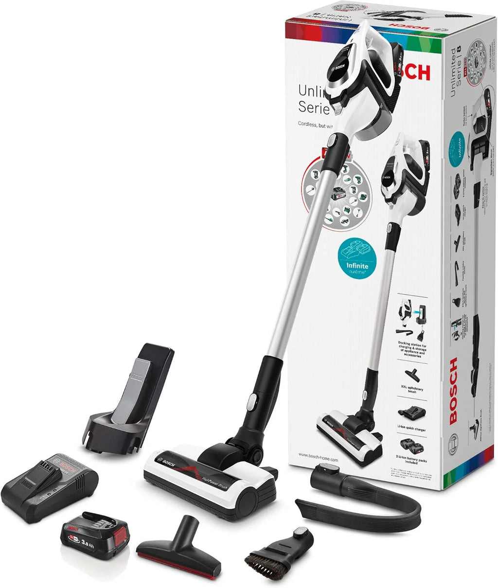 Bosch Unlimited ProPower Serie 8 BSS81POW1, odkurzacz akumulatorowy, czarny