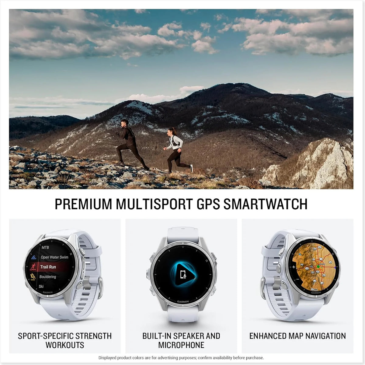 Garmin Fenix 8 47mm AMOLED Slate Gray Steel/Black