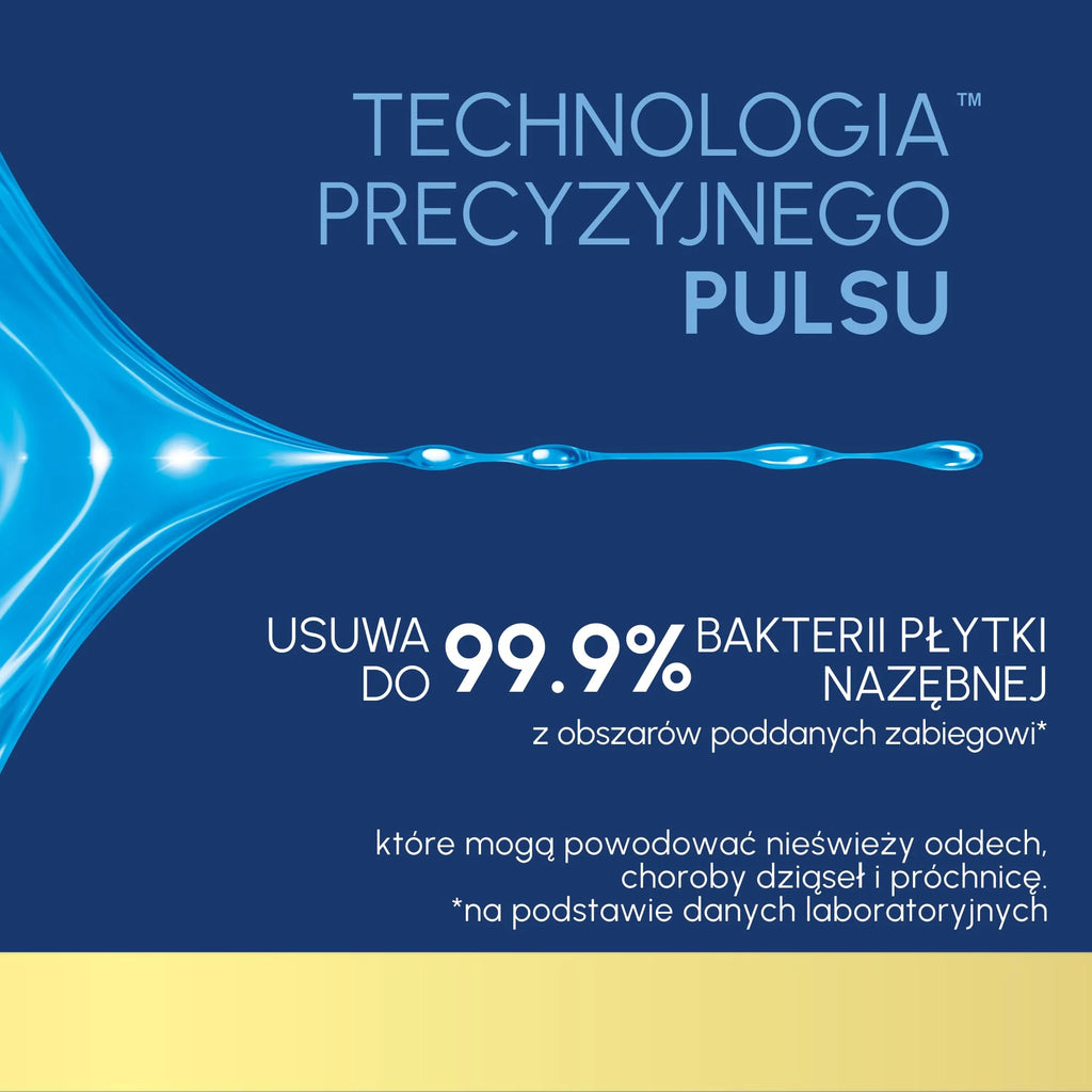 Waterpik Irygator Ultra Professional, 6 Końcówek, Zaawansowana Kontrola Ciśnienia z 10 Trybami, Usuwanie Płytki Nazębnej, Kolor Azul, 650 ml (WP-662EU)