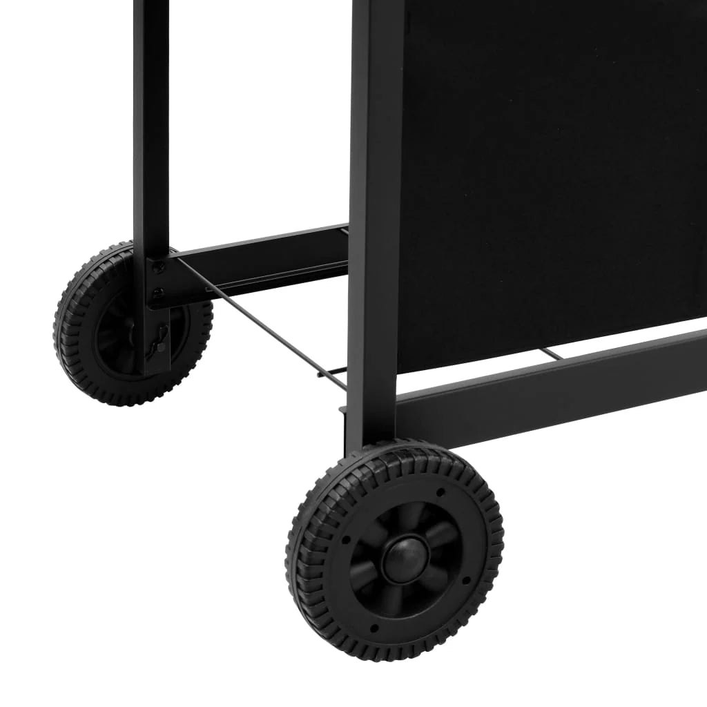 Grill gazowy z 4 palnikami, czarny V0202