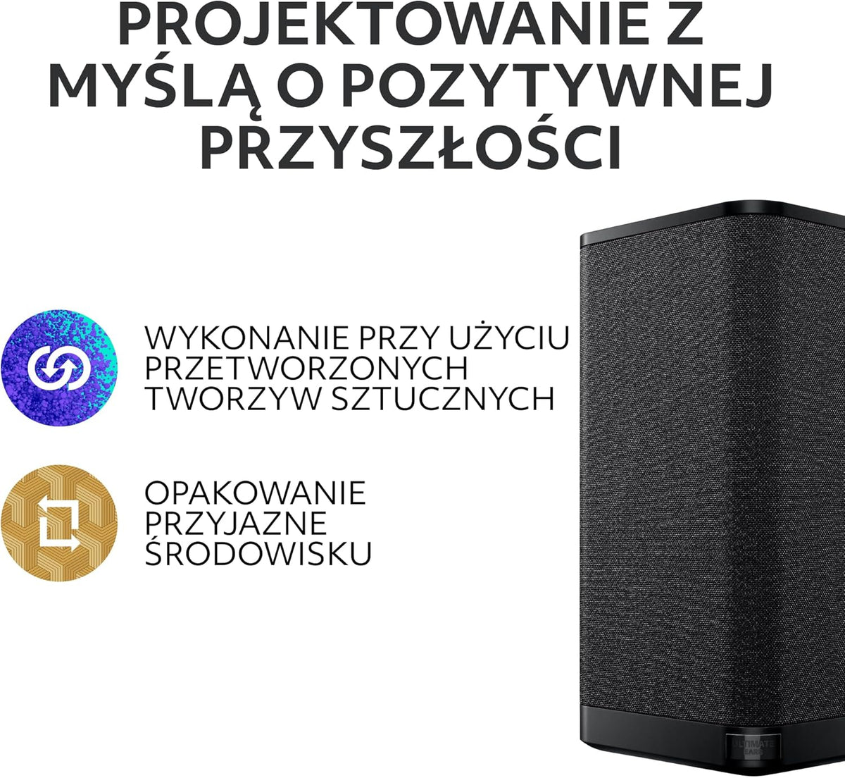 ULTIMATE EARS HYPERBOOM, przenośny bezprzewodowy głośnik Bluetooth, głośny głośnik, głęboki bas, wodoodporny zgodnie z IPX4, zasięg 45 m, czarny