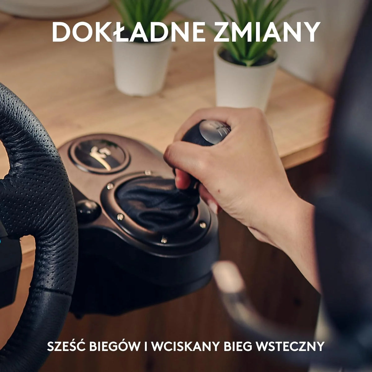 Logitech G G29 SE Driving Force, kierownica i pedały wyścigowe, siłowe sprzężenie zwrotne, prawdziwa skóra + Driving Force Shifter, dźwignia zmiany biegów - do konsol PS5, PS4 i PC/Mac - Czarny