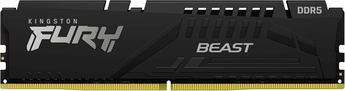 Kingston FURY Beast Czarny DDR5 32 GB 6000MT/s CL36 DIMM pamięć do gier na komputer stacjonarny pojedynczy moduł AMD EXPO i Intel XMP - KF560C36BBE-32