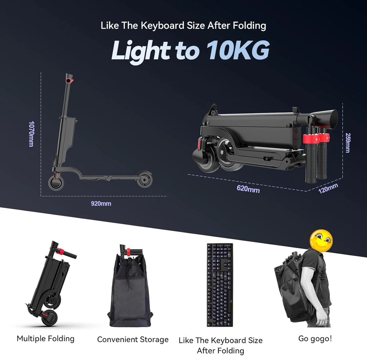HX X6 Hulajnoga Elektryczna dla Dorosłych z Wymiennym Akumulatorem, Electric Scooter Składana, 350W Autonomia, Maksymalna Prędkość 20km/U, Podwójny system hamowania, 3 prędkości, Wyświetlacz LED & APP
