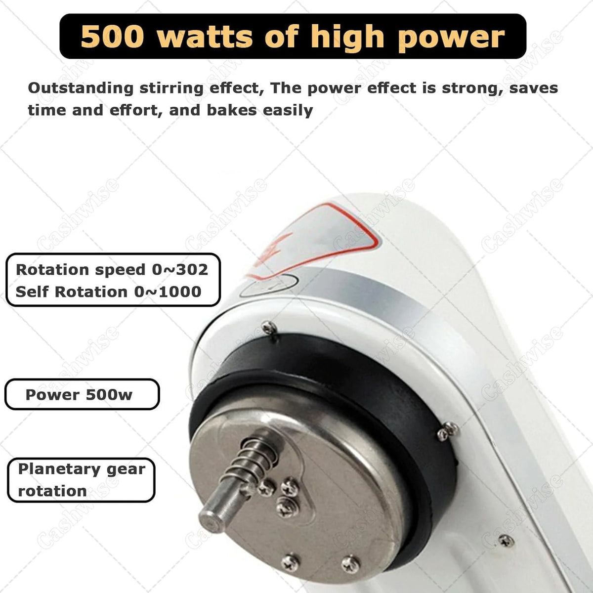 Komercyjny mikser kuchenny z hakiem do ciasta i mieszadłem, mikser stojący ze stali nierdzewnej o mocy 300 W/500 W, pojemność 5 l/7 l/10 l, 3-biegowy elektryczny mikser do ciasta StainlessSteel-7L