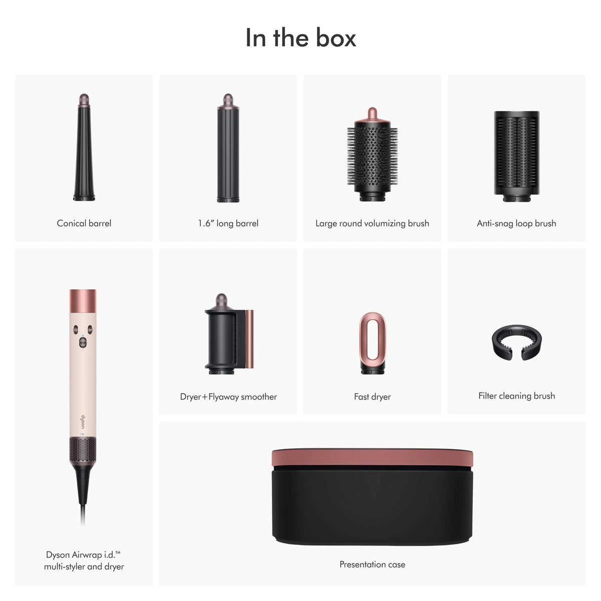 Dyson Airwrap i.d.™ Multi-styler i suszarka - Straight+Wavy (Ceramiczny różowy/Różowe złoto)